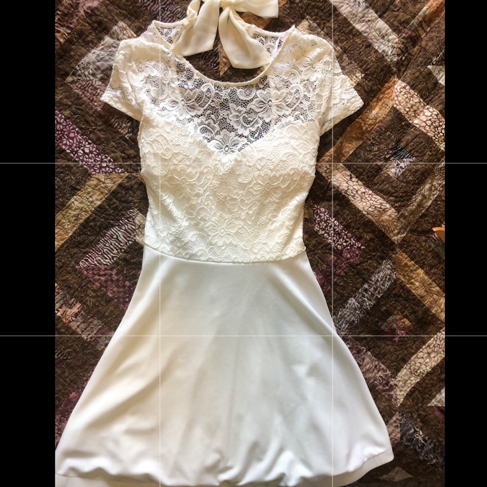 White tea dress